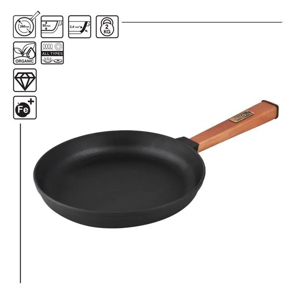 Cast iron pan ø260mm h=50mm